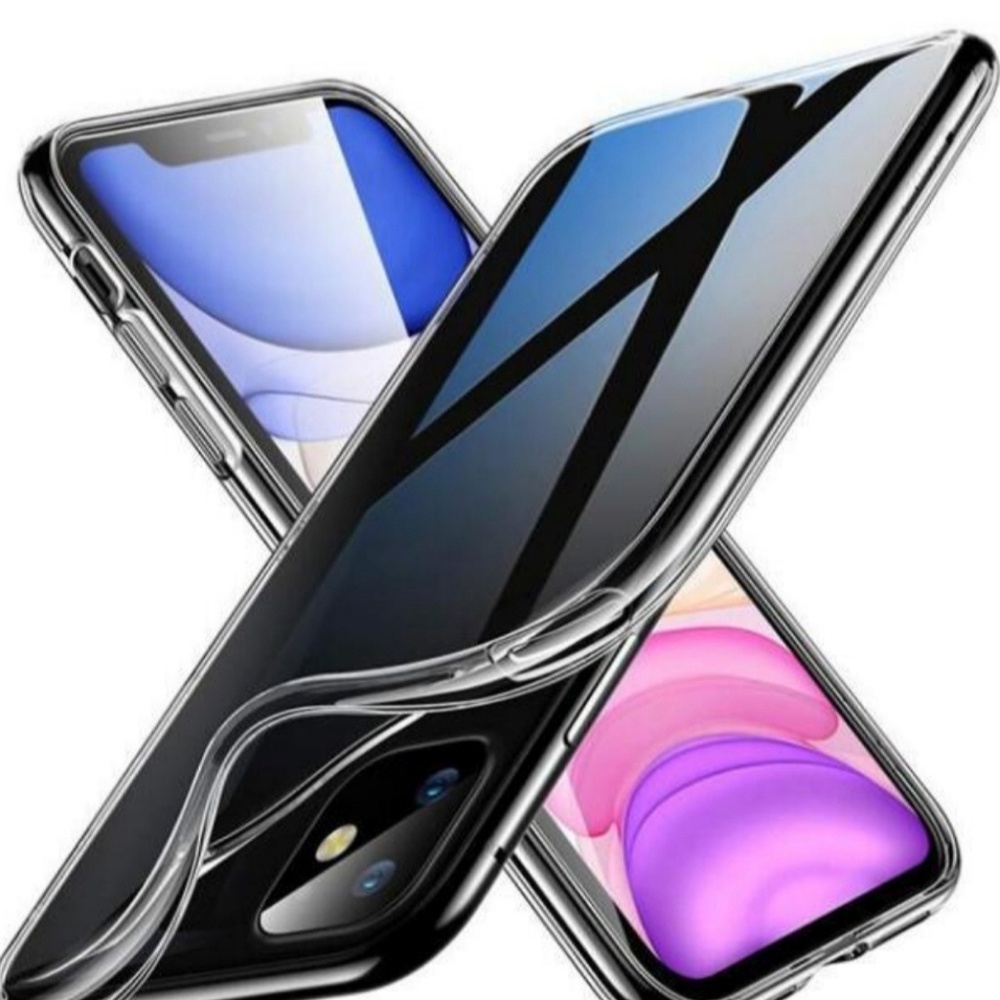 iPhone 11 clear rubber case